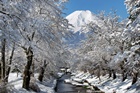 2017年 フォトコン シルバー賞 雪の新名庄川/渡辺忠義