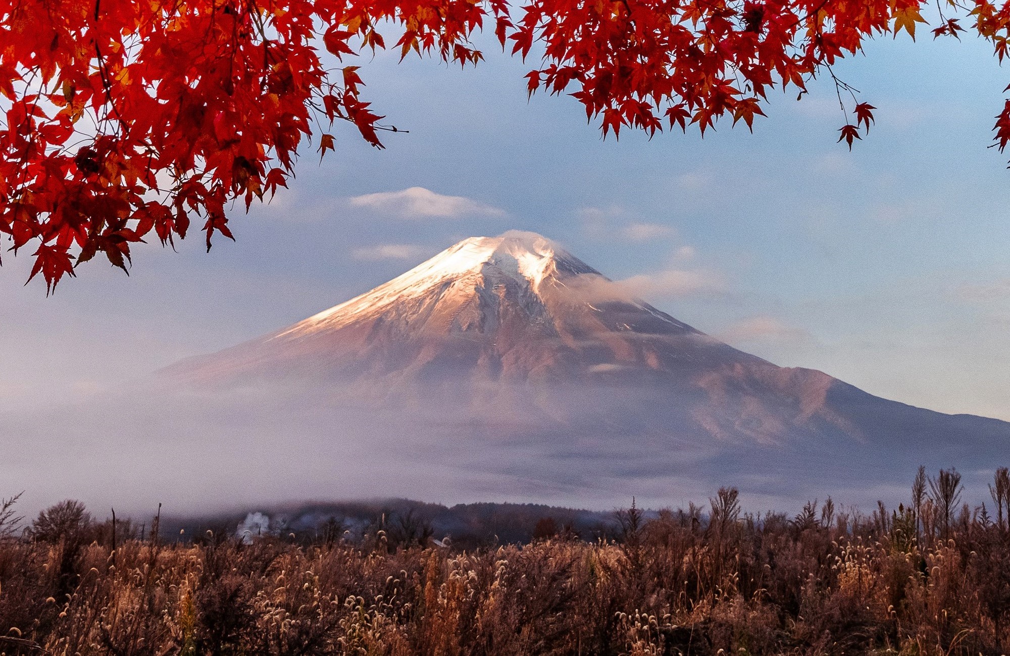 フロントページ　秋の富士山「「秋思」」